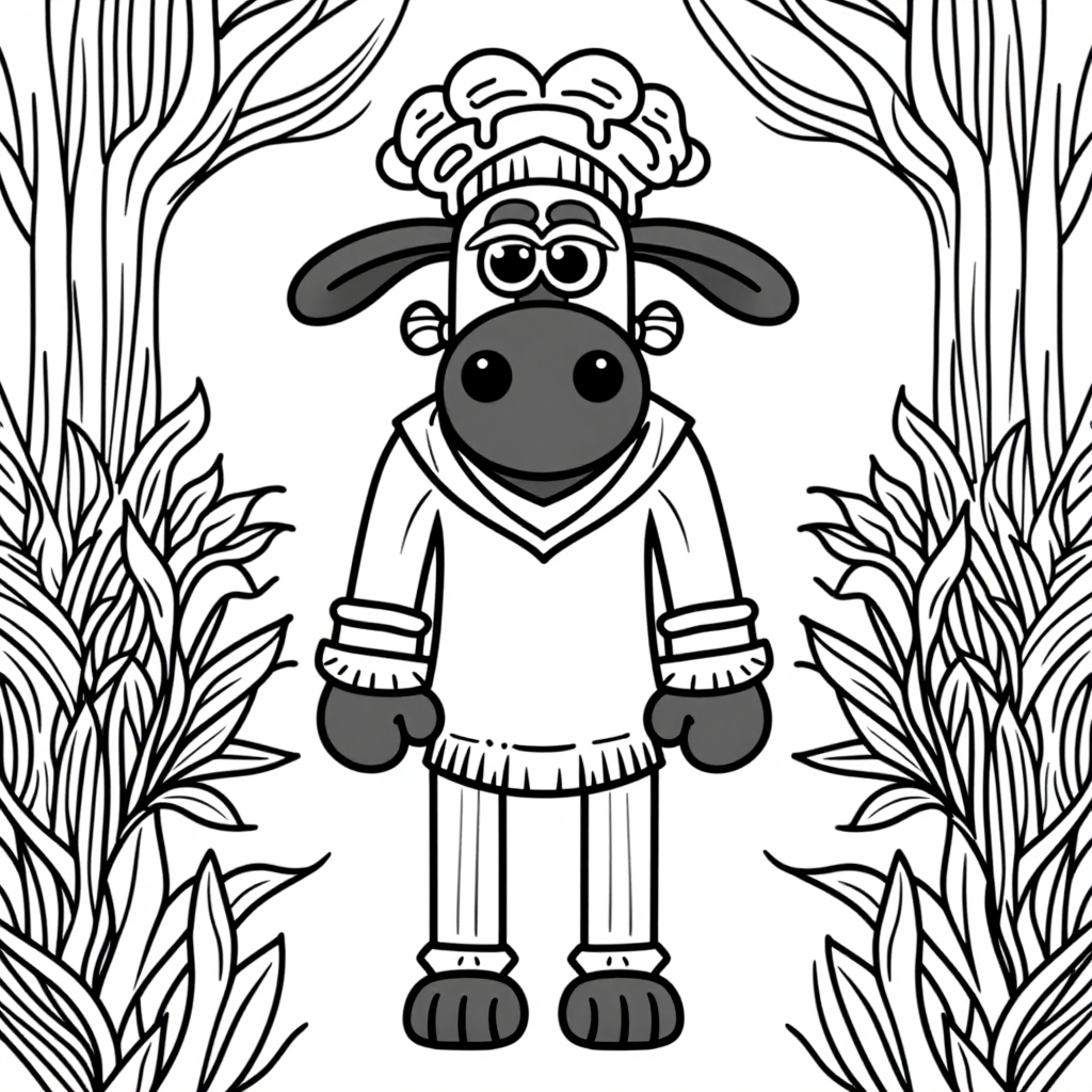 Shaun The Sheep In Nature