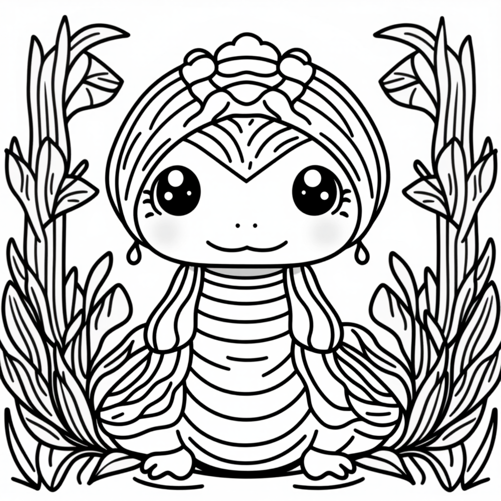 Kaa The Snake Chibi Style