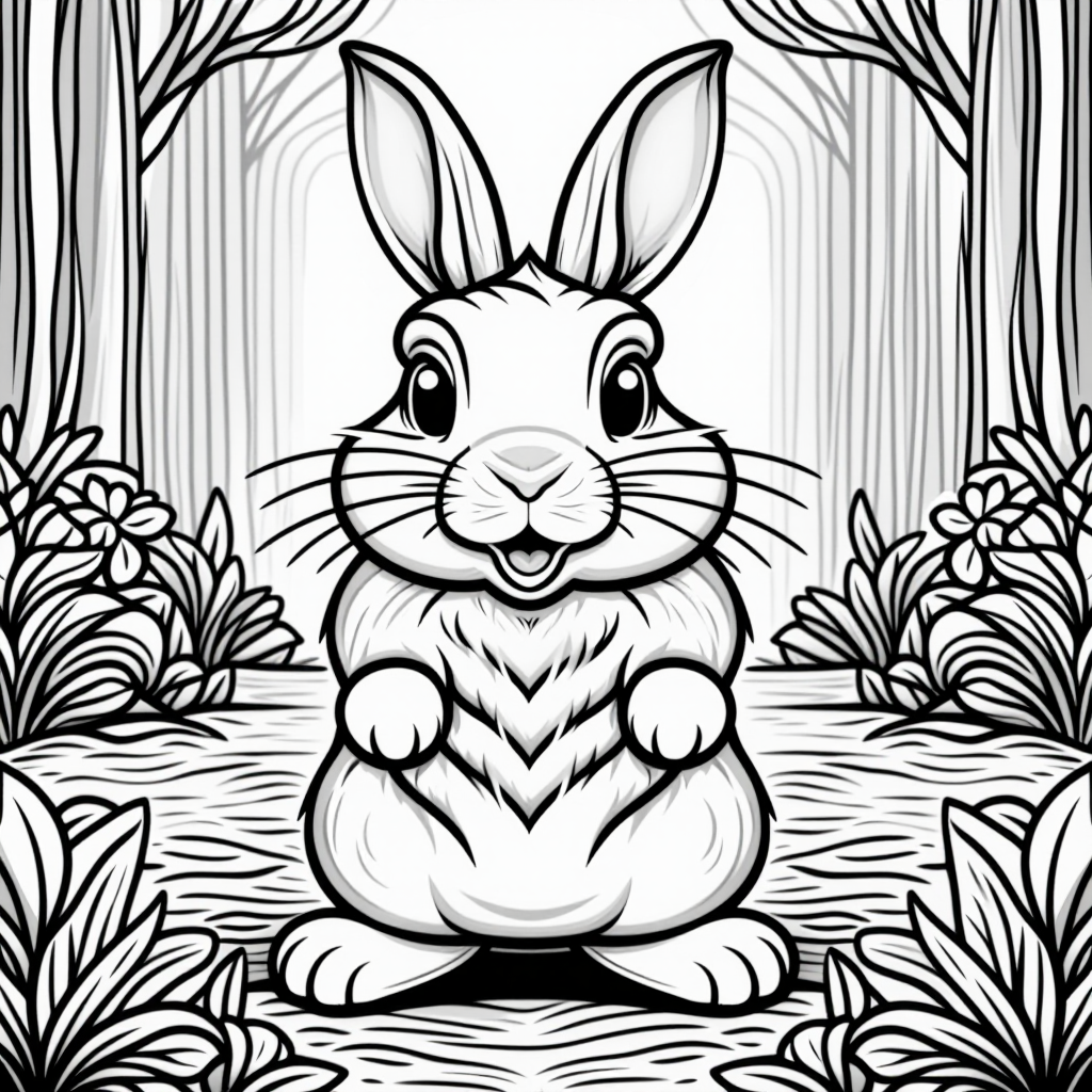 Thumper The Rabbit Playing Happily